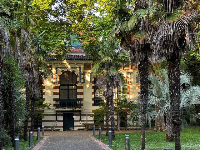 Musée Labit - style Art Nouveau Toulouse - partie arrière et jardin côté Boulevard Monplaisir