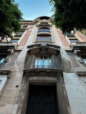 Immeuble Art Nouveau rue Ozenne Toulouse - porte d entrée