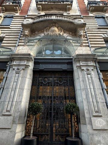 Immeuble Art Nouveau Toulouse - rue de Metz - porte d entrée Grand Hôtel