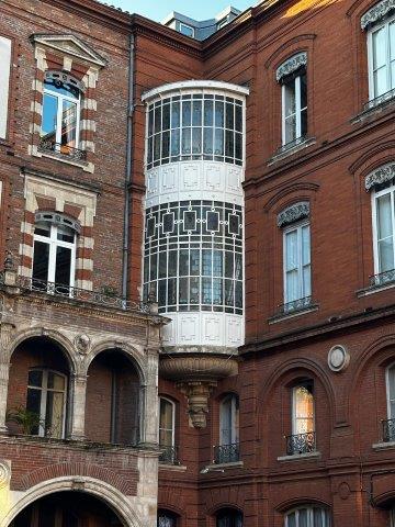 Hotel Particulier Art Nouveau rue du Languedoc - Bow window - Toulouse