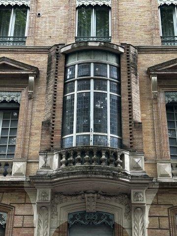 Hôtel particulier Art Nouveau boulevard de Strasbourg - bow-windows - Hôtel Pauilhac Toulouse