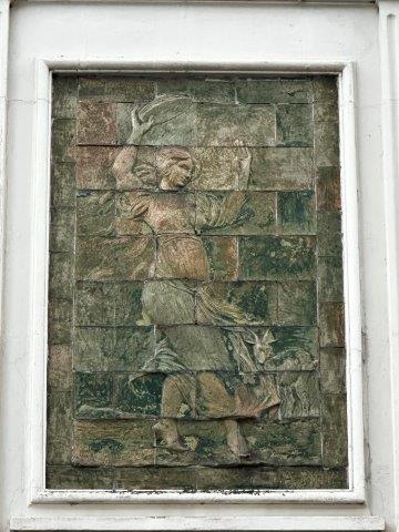 Demeure style Art Nouveau Quai de Tounis - Vitrail femme sensuelle - Toulouse