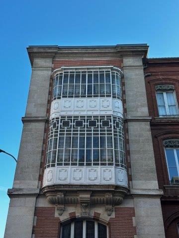 Hotel Particulier Art Nouveau rue du Languedoc - Bow window - Toulouse 31