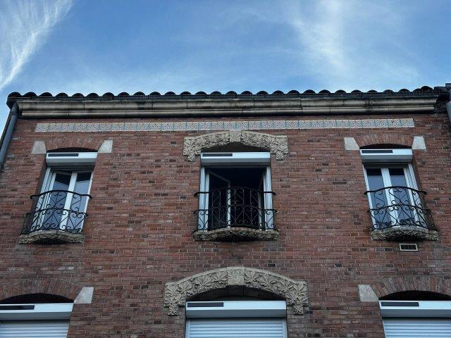 Immeuble Art nouveau - détail - rue Perbosc - Toulouse