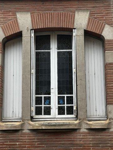 Maison Art Nouveau rue Francisque-Sarcey - détail - Toulouse  31