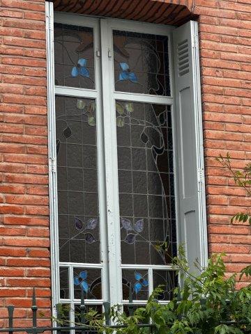 Maison Art Nouveau rue Francisque-Sarcey - détail - Toulouse
