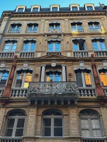 Immeuble rue de la Pomme - détails influence art Nouveau  - Toulouse