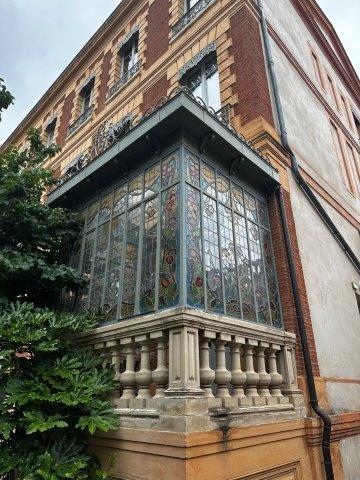 Verrière Art Nouveau rue Bellegarde Toulouse
