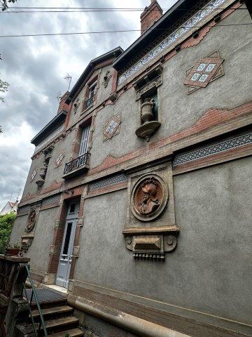 Maison Art Nouveau Boulevard Armand Duportal - détail - Toulouse