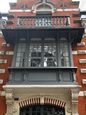 Maison Art Nouveau Boulevard du Maréchal Leclerc - maison beumier Toulouse - influence néo-flamande - bow-window