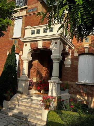 Maison Art Nouveau rue André Delieux - Villa Brucker Toulouse - entrée