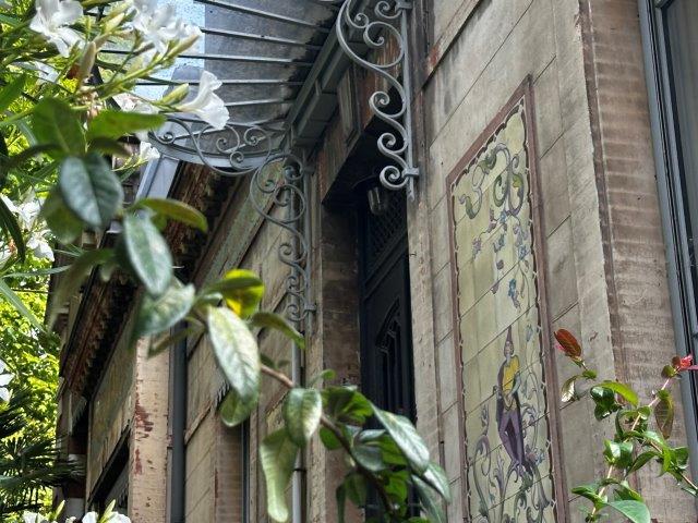 Villa Art Nouveau allées des Demoiselles angle rue André Delieux - Toulouse - ornementation