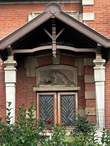 Villa Art Nouveau rue Georges Picot - maison Camel Toulouse - entrée