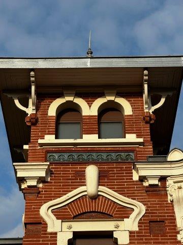 Maison Art Nouveau allées Edouard-Branly Toulouse - Maison Haffner - détail
