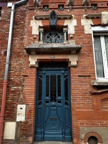 Maison Art Nouveau rue de Rennes - détail - Toulouse