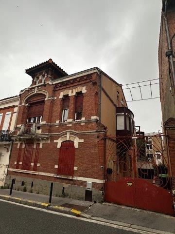 Maison Art Nouveau Toulouse  rue Dalmatie - quartier Marengo