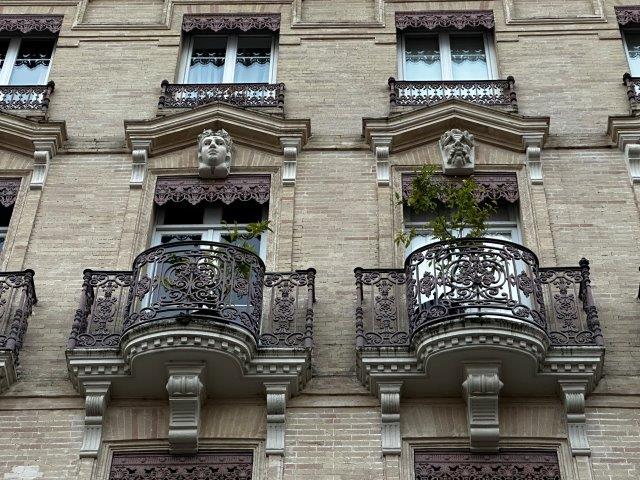 Immeuble Art Nouveau rue Gambetta - Détail - Toulouse