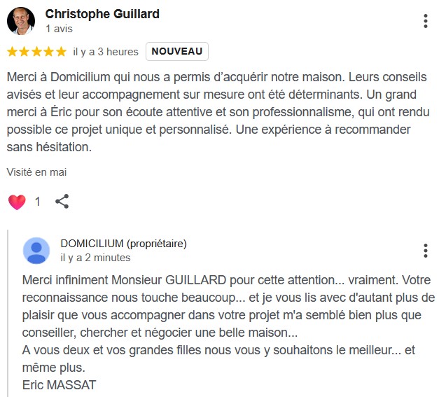 best chasseur immobilier avis google