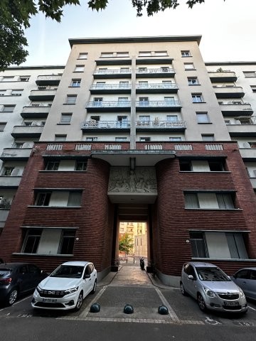 ensemble HBM du Grand Rond, entrée allée des Soupirs  - architecte Robert ARMANDARY