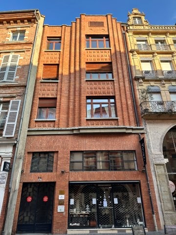 Immeuble art Déco Toulouse rue de la Pomme - immeuble Sarlotène (nom du notaire commanditaire) - architecte Bernard Darroquy Immeuble art Déco Toulouse rue de la Pomme - immeuble Sarlotène (nom du notaire commanditaire) - architecte Bernard Darroquy