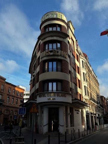 Immeuble art déco Toulouse - angle rue Victor Hugo et rue d Austerlitz - hôtel Ours blanc - architecte Jean Valette