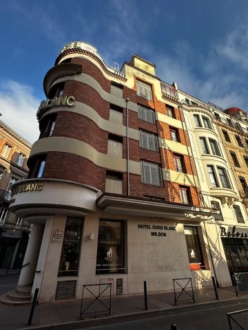 Immeuble art déco Toulouse - angle rue Victor Hugo et rue d Austerlitz - hôtel Ours blanc - architecte Jean Valette
