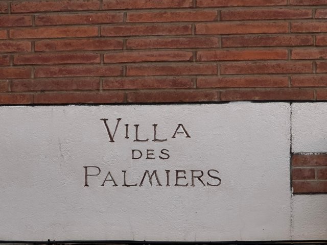 Immeuble art Déco 31. Immeuble Jourdet dit villa des Palmiers rue Bégué-David. Architectes Jean Valette et Barthélemy Guitard