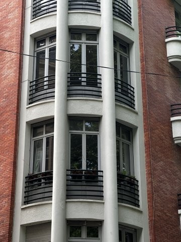Immeuble Art Déco Allées François Verdier - Immeuble Thuriès Toulouse - fenêtres