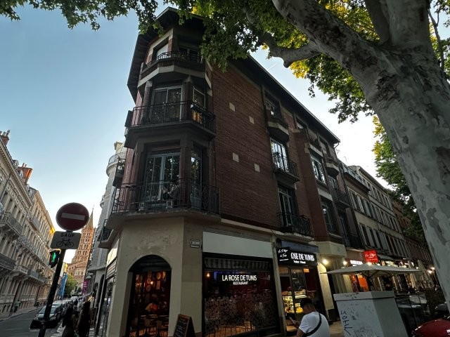 Immeuble Art déco - Toulouse boulevard de Strasbourg, angle rue Pouzonville - architectes Pierre et Antoine Thuriès