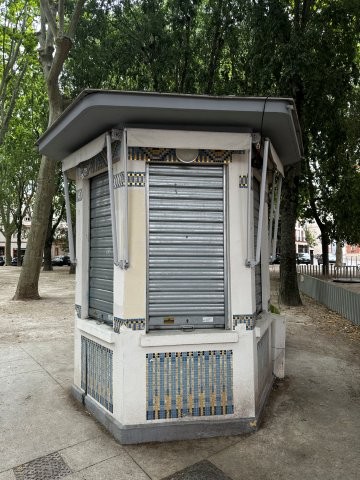 Kiosque Art Déco Toulouse place du Salin architecte Montariol Kiosque Art Déco Toulouse place du Salin architecte Montariol