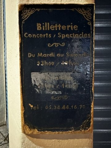Affichette billeterie Kiosque Art Déco Toulouse bld de Strasbourg Affichette billeterie Kiosque Art Déco Toulouse bld de Strasbourg