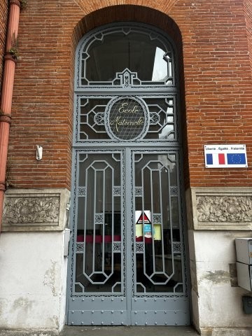 Ecole maternelle rue Matabiau - porte entrée - édifice Art Déco Toulouse