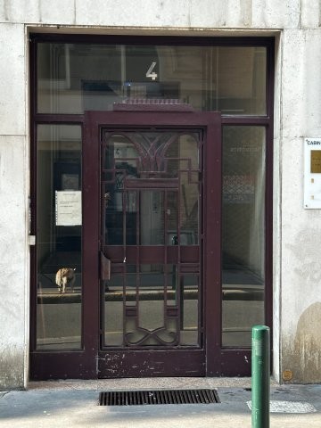 Immeuble Art Déco Toulouse - Immeuble Sarradell et Arnaud rue Rivals porte entrée - architecte P. CH. Hanquet