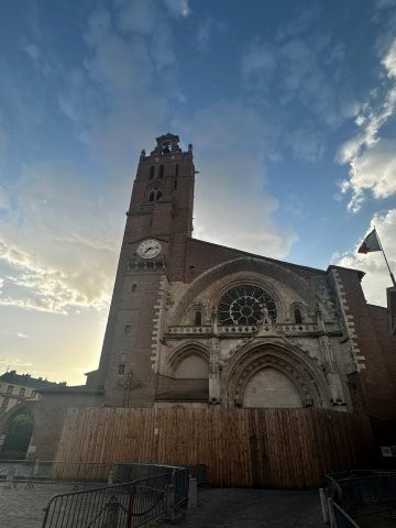Cathedrale Saint-Etienne à Toulouse - travaux