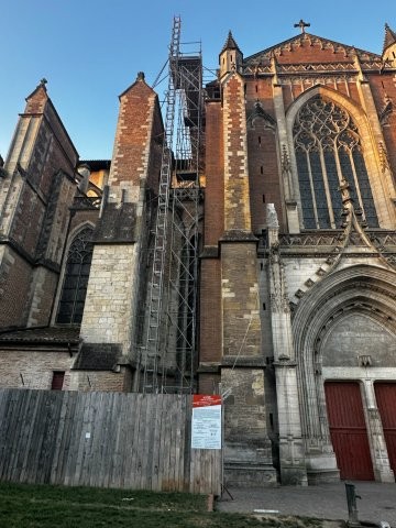 Cathedrale Saint-Etienne à Toulouse centre historique