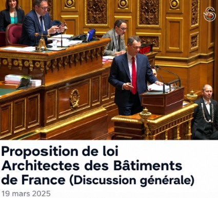 Proposition de loi devant le Sénat - ABF