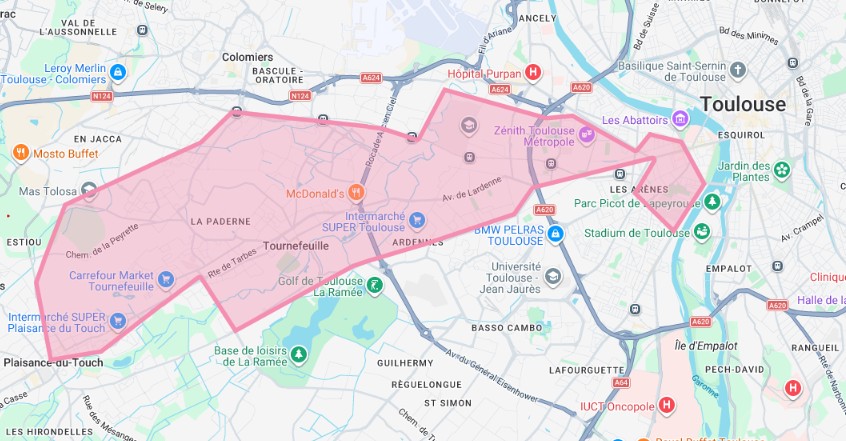 Chasseur Immobilier Toulouse recherche maison T5 ou T4 - quartiers Ouest de TOULOUSE ou TOURNEFEUILLE.