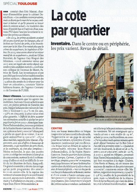 Chasseur immobilier Toulouse, expert dans la presse nationale Chasseur immobilier Toulouse, expert dans la presse nationale