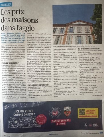 Hebdo Côté Toulouse mars 2026 immobilier Hebdo Côté Toulouse mars 2026 immobilier