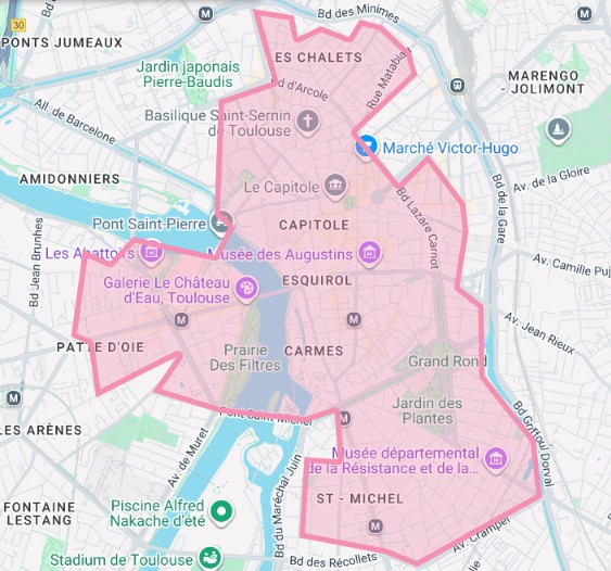 Chasseur Immobilier recherche appartement T3 au centre de TOULOUSE